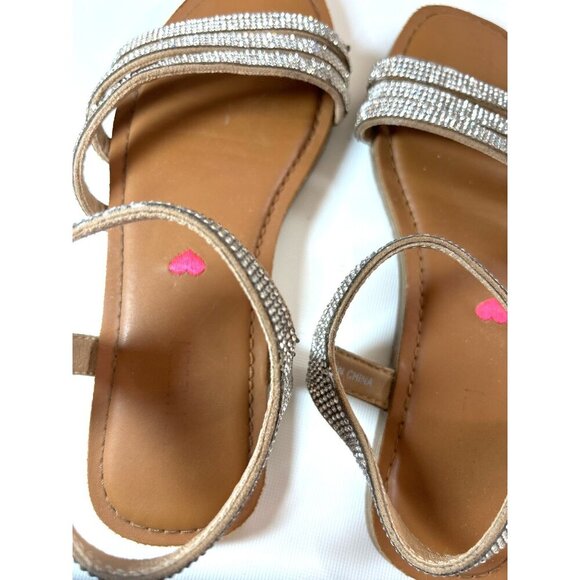Steve Madden Girls Sandals Rhinestone Size 3 - Picture 3 of 10